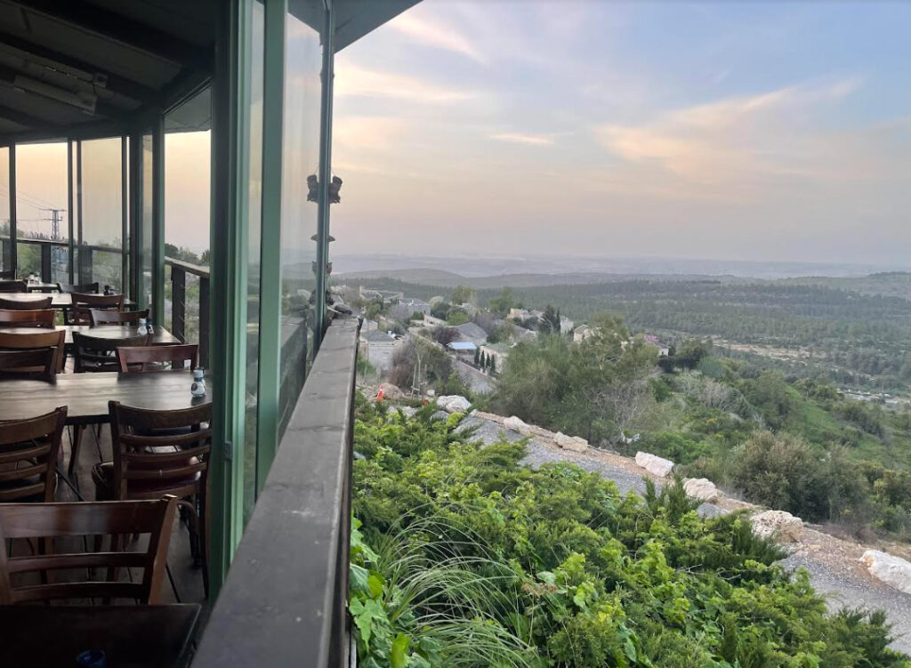 הנוף מהמסעדה