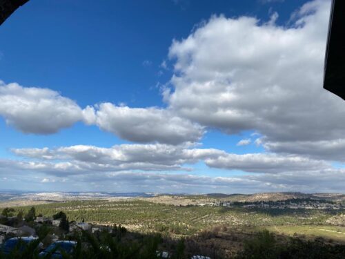 הנוף מהמסעדה